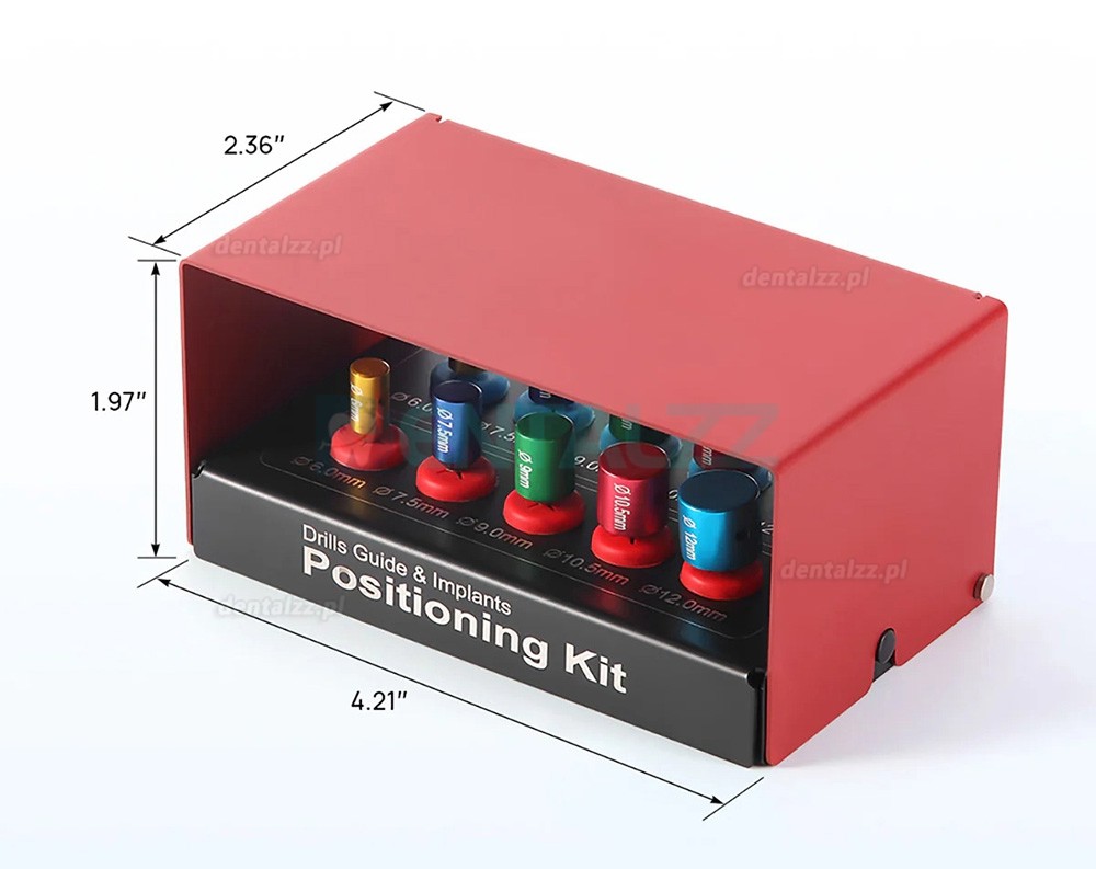 Zestaw Prowadnic Wiertła i Pozycjonowania Implant&oacute;w Stomatologicznych